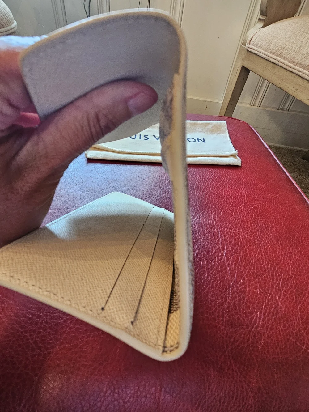 Louis Vuitton Damier Azur Canvas Josephine Wallet